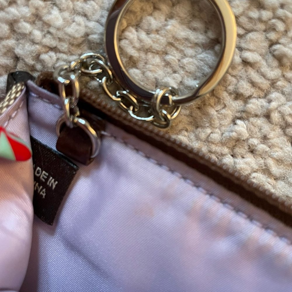 COACH Logo Print Coin Purse - Picture 3 of 6